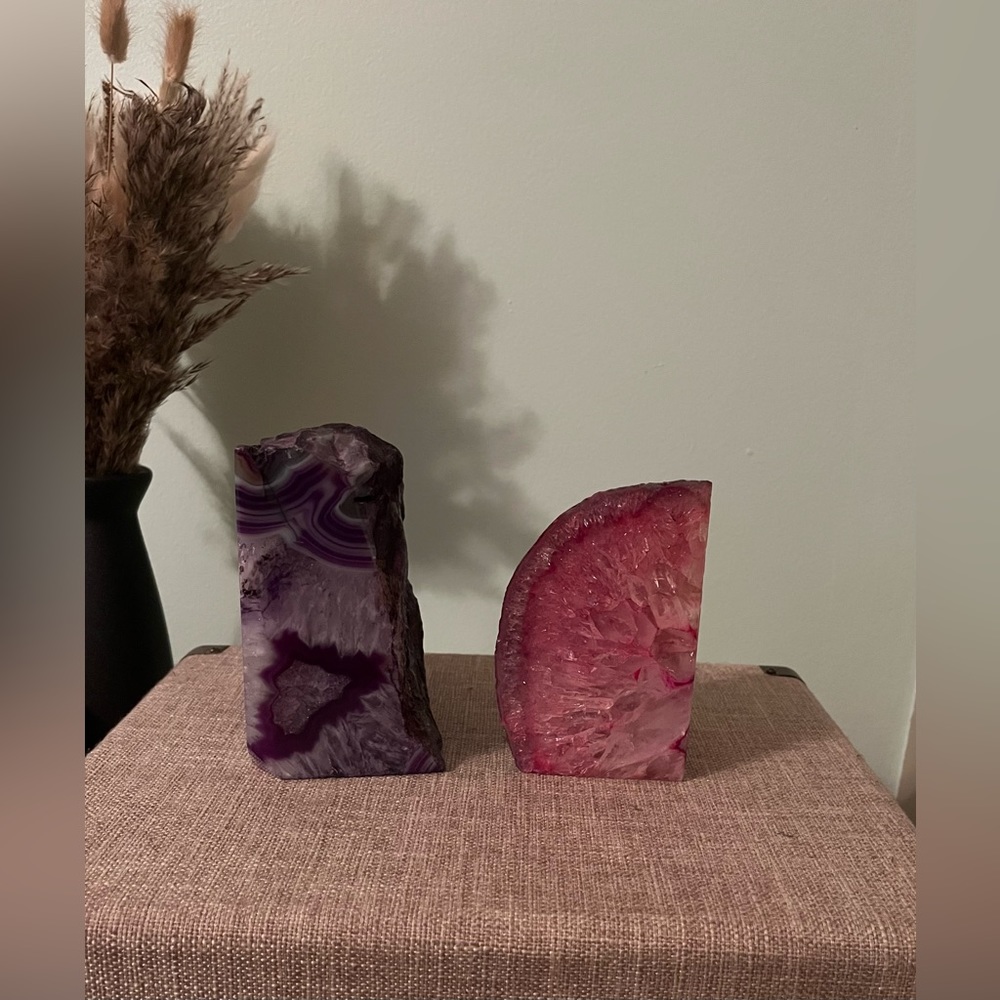 brazilian geode bookends - Picture 3 of 4
